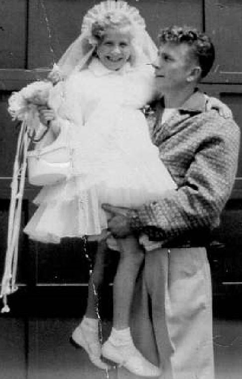 Arnold & daugther Lilette's Communion